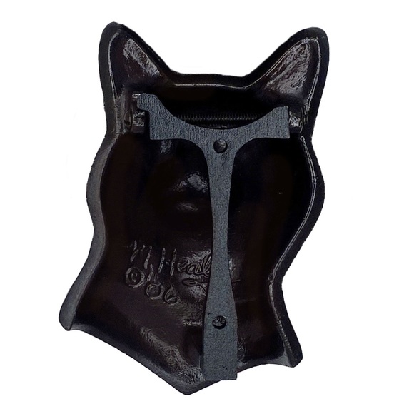 Pottery Barn Bronzed Oil Hand Cast Cat Shaped Door Knocker 🐈 - Picture 9 of 16